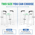 Stocking Donner – Compression Sock Aid for Seniors, Adaptive Dressing Helper for Putting on Socks, Medium Calf Tool (<18") Fits JOBST, SB SOX, CHARMKING