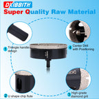 DKIBBITH 4-1/8" Diamond Hole-Saw Bits with Pilot Drill Bit - 4-1/8" Diamond Tipped Tile Hole Saws with Guiding Bit for Porcelain Tile Ceramic Pottery Granite Stone Glass Bottles 105mm.