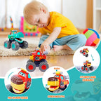 Toy Cars for 1-3 Year Old, 3PCS Animal Monster Truck, 1 Year Old Boy Gifts