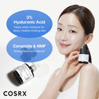 COSRX Pure Sodium Hyaluronic Acid 3% Serum, Hydratying & Moisture Boosting for Fine Lines & Wrinkles, Repair Dry Skin, 0.67fl.oz/20ml, No Artificial Fragrance, Korean Skin Care