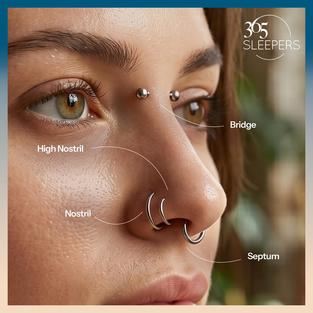 (8mm) 925 Solid Sterling Silver Australian Made Hinged Sleeper Earrings Nose Lip Septum Tragus Hoop Segment Ring Nickel Free Hypoallergenic