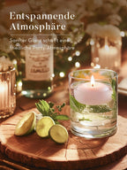 Ashlux 2 inch White Floating Candles, 5-6 Hours Burns 24 Pack Candles Set