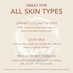 Dionis Goat Milk Body Lotion Coconut & Oats 8.5 oz (Pack of 1)