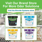 Biocide Systems Room Shocker Strong Odor Eliminator for Home & Office, Eco-Friendly Chlorine Dioxide Odor Bomb for House Interior Up to 400 Square Feet of Floor Space (6-Pack)