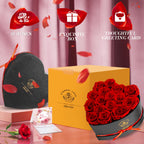 Impouo 16-Piece Preserved Rose Birthday Gifts for Women