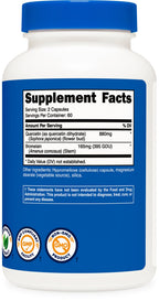 Nutricost Quercetin with Bromelain, 880mg Quercetin + 165mg Bromelain Per Serving, 120 Capsules, 60 Servings (2 Caps Per Serving) - Vegetarian, Non-GMO & Gluten Free