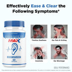 IDEAL PERFORMANCE (5 Pack) Synapse XT Max Tinnitus Supplement Pro Premium Relief Pills (300 Capsules)