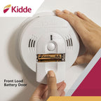 Kidde Smoke & Carbon Monoxide Detector, Hardwired, Interconnect Combination Smoke & CO Alarm with Battery Backup, Voice Alert, Pack of 2