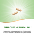 Nature's Way Premium Hem-Care, Unique Vein Health Blend*, with Vitamins C & E, Choline, Calcium, Phosphorus, Horse Chestnut Extract, and Japanese Sophora Extract, 90 Capsules (Packaging May Vary)
