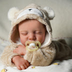 BABESIDE Lifelike Reborn Baby Dolls Boy - 17-Inch Baby Soft Body Realistic-Newborn Baby Doll Silicone Full Body Vinyl Real Life Baby Dolls with Toy Accessories
