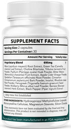 Healthy Flow Blood Support - HealthyFlow Support Supplement Capsules Daily Premium Advanced Formula Pills - Maximum Strength, Vitamins for Overall Health & Wellness, 60 Capsules for 1 Month
