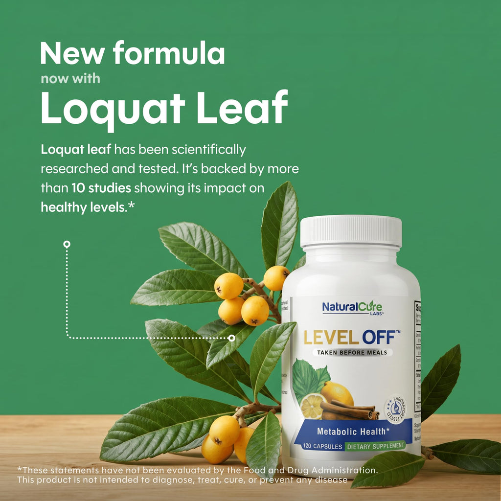 Level Off Glucose Support Supplement – After-Meal Support Formula for Healthy Post-Meal Glucose Response, Plant-Based Capsules for Metabolic Wellness, Vegan & Non-GMO – 120 Count (Pack of 1).