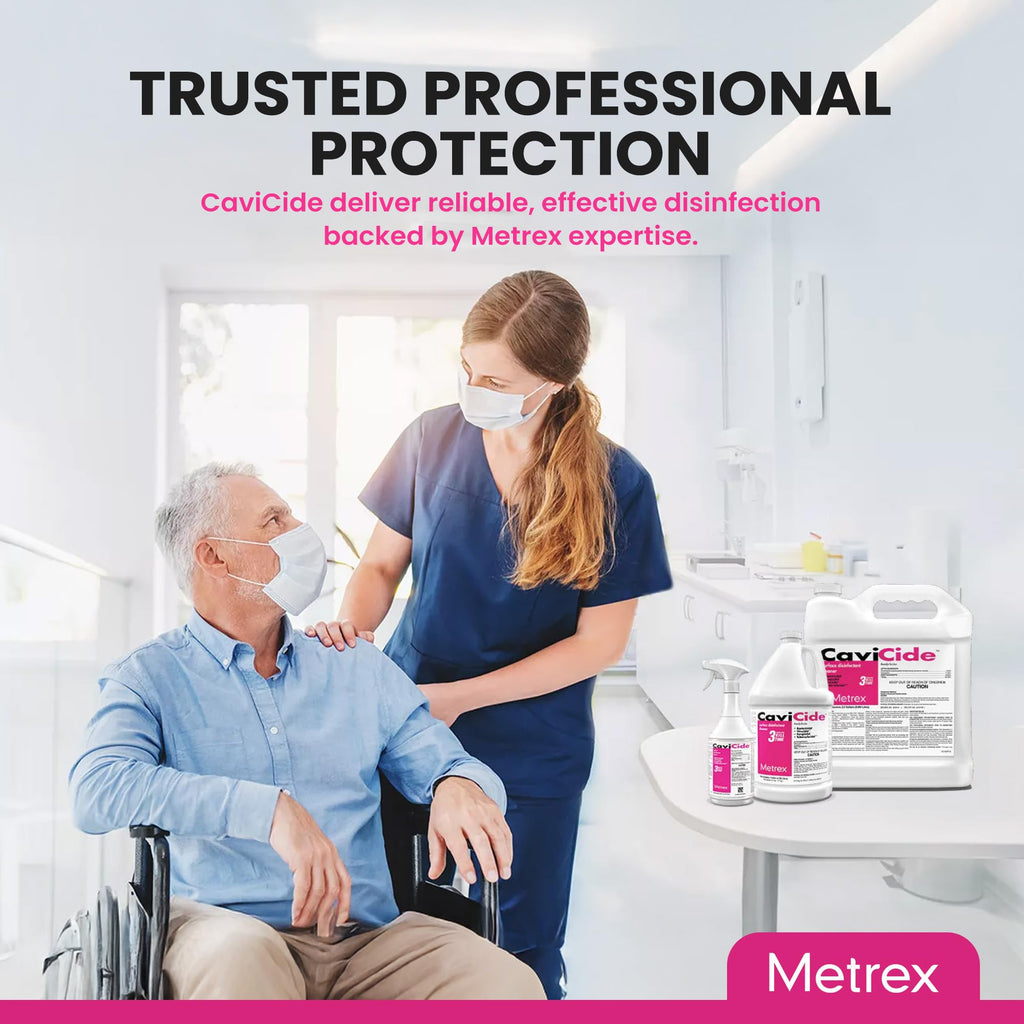 Metrex CaviCide Germicidal Surface Disinfectant Spray, 24 Oz Spray, 12-Pack