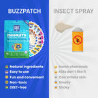 NATPAT Buzz Patch Mosquito Patch Stickers for Kids - Plant Based Ingredients, Non-Toxic - The Original All Natural Citronella Essential Oil Insect Patch, DEET Free, for Toddlers, Kids (48 Pack)