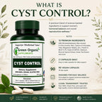Green Organic Supplements Cyst, Breast Cyst, 90 VCaps, High Absorbable, Non-GMO, Gluten-Free (Pack of 3)