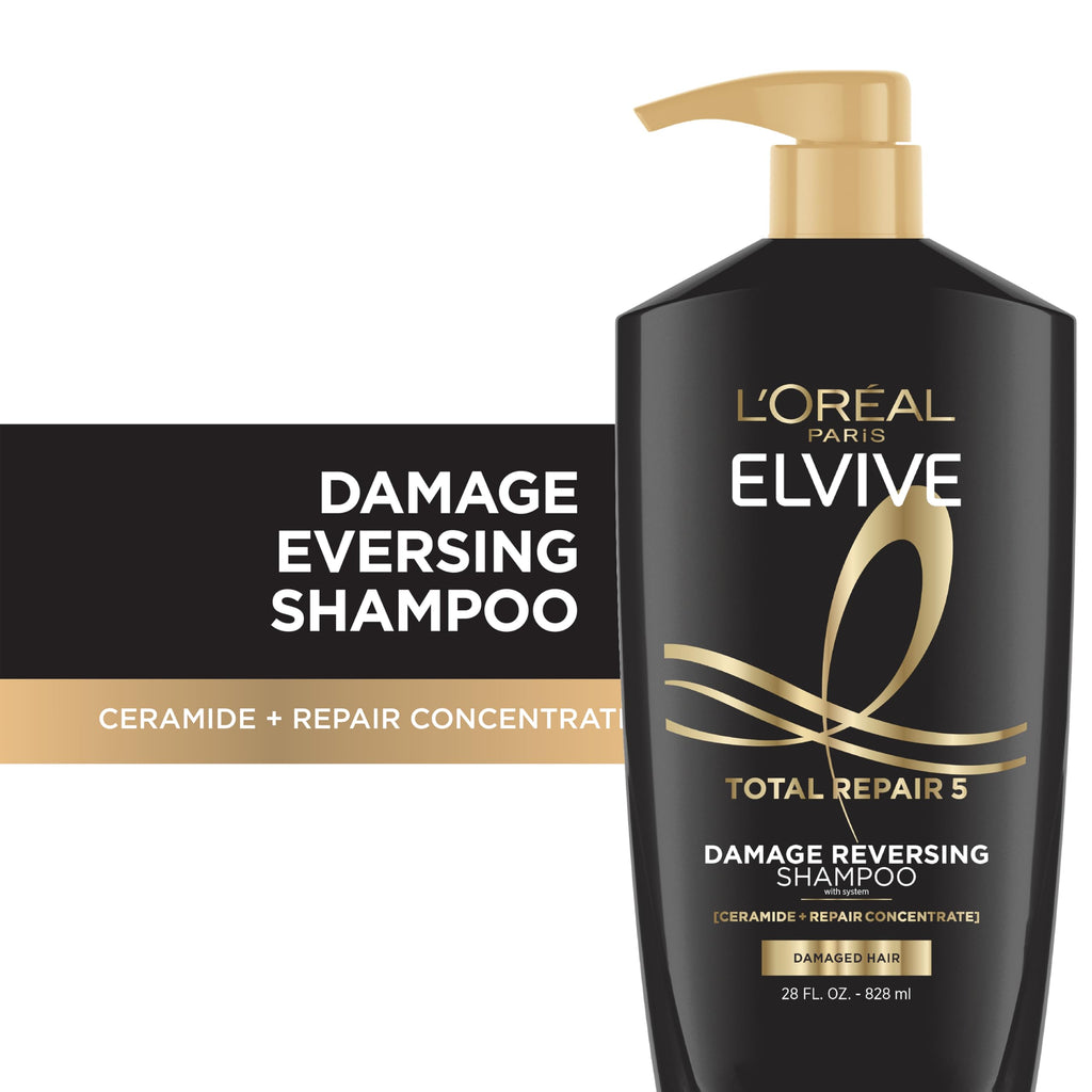 L'Oreal Paris Elvive Total Repair 5 Shampoo and Conditioner Set, 56 Fl Oz