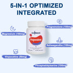 Gyumolics Pregnenolone 100mg Supplement for Cognitive Function & Mental Clarity - Multi-Ingredient Formula for Men & Women - 90 Tablets