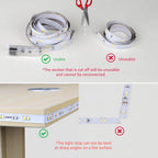 Lepro LED Tunable White Strip Light, Warm to Cool White,32.8ft Dimmable Bright LED Tape Lights, 600 LEDs 2835, Strong 3M Adhesive, Not Cuttable, Suitable for Christmas Decorations, Home, Bedroom