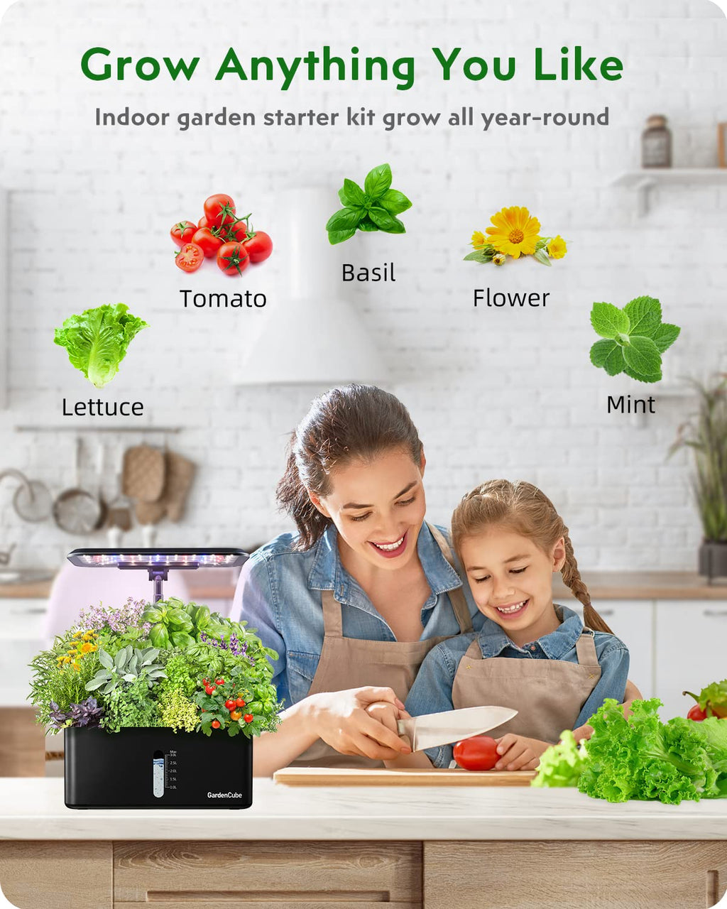 GARDENCUBE 166pcs Hydroponics Pods Kit Compatible with AeroGarden