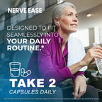 (5 Pack) Nerve Ease Capsules - Nerve Ease Advanced Nerve Support Pills, NerveEase Support Maximum Strength All Natural Premium Formula for Overall Health & Wellness, 300 Capsules for 5 Months