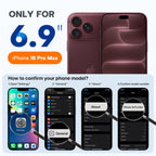 Miracase Silicone & Magnetic for iPhone 18 Pro Max Case, Burgundy