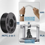 iSANMATE White PETG HF Filament 1.75mm 50-400mm/s 1KG Rapid for Bambu