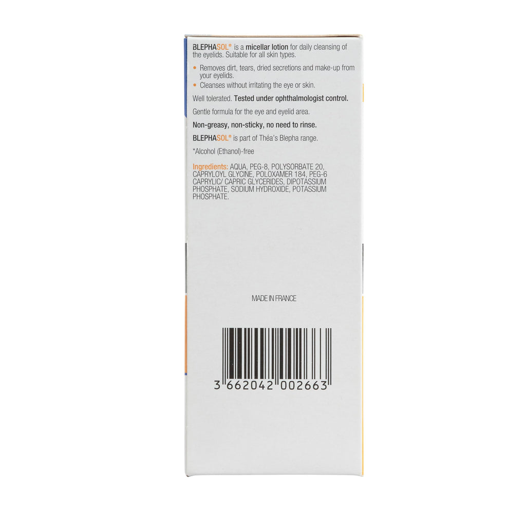 Blephasol Duo 100ml Eyelid Cleansing Micellar Lotion with 100 Cotton Pads for Daily Eyes Care | Preservatives Free | Suitable for Contact Lens Wearers