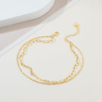 DIVAS MODE 14K Gold Anklets for Women Gold Ankle Bracelets for Women