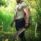 Heavy Duty Machete Billhook Sickle Knife for Cutting Trees for Yard Work Machetes Japanese Weeding Sickle for clearing Brush Garden Tools Axe Construction Blade Outdoor Additional Handle can be Added