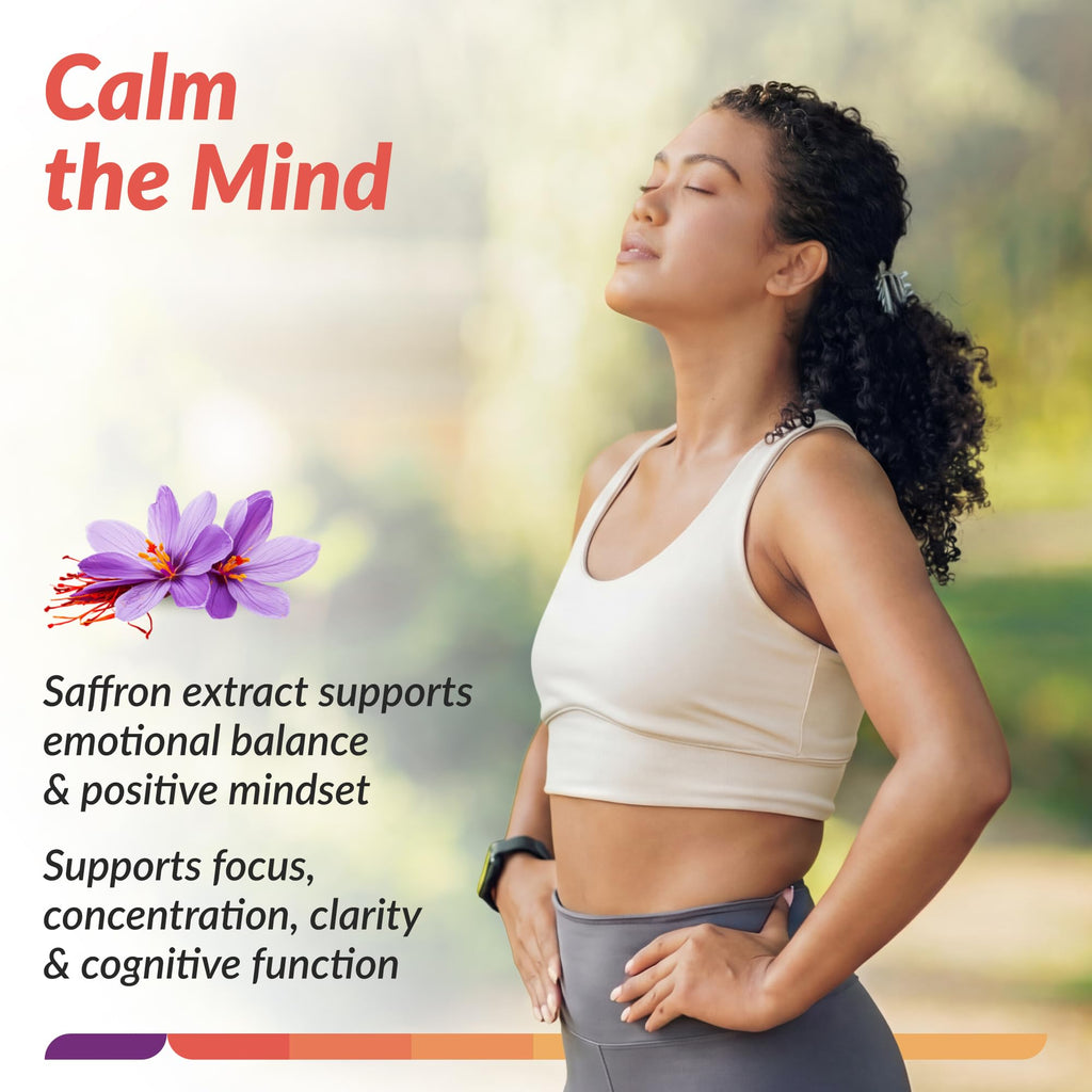 NAVEH PHARMA Saffrox™ Saffron Supplements | 30 High Strength Saffron Extract Capsules | Affron® 28mg | Natural Mood Booster, Focus & Brain Supplement