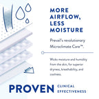 Prevail AIR Overnight Incontinence Briefs - Unisex Adult Incontinence Briefs with Tabs - Disposable Adult Diaper for Men& Women - Overnight Absorbency - Size 3, 60 Count (4 Packs of 15)