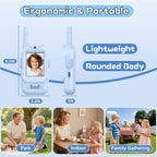 Video Walkie Talkies for Kids, 2 Pack Rechargeable Two Way Radios