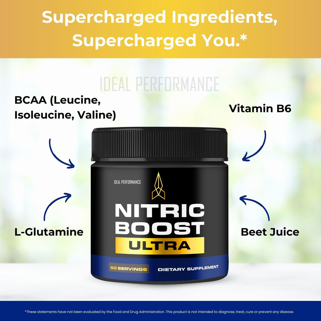 Nitric Boost Ultra Purple Powder, Nitric Boost Ultra for Men Official Formula to Support Energy Levels - Maximum Strength, Nitric Booster Ultra BCAA, NitricBoost Ultra Powder Support Reviews (2 Pack)