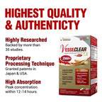 LABO Nutrition VesseCLEAR EX: Nattokinase NSK-SD+Elastin F for Clean & Flexible Blood Vessel. Japan's Most Research Proven, Functional Dose, Acid-Resistant/Delayed Release Capsules