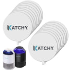 Katchy Original and Midnight Glue Board Refills (16 Pack) – Catcher & Killer for Mosquito, Gnat, Moth & Fruit Fly – Indoor Flying Insect Trap Glue Board Refills – Non-Zapper Traps for Buzz-Free Home