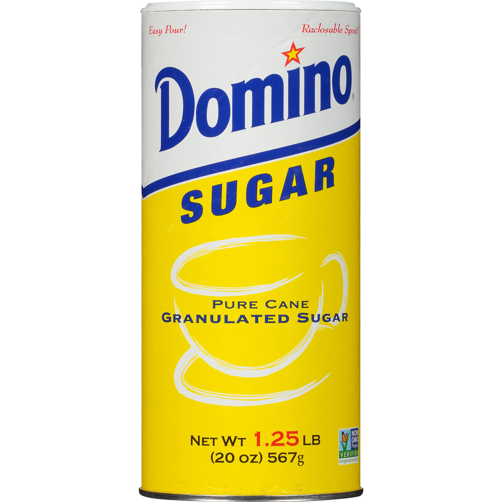 Domino® Granulated Sugar, 20 oz Canister, 3 Pack