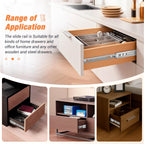 REGUDA Soft Close Drawer Slides Ball Bearing 3 Folds Full Extension Side Mount Cabinet Runners Glides Rails Track 100 Lbs Load 10 12 14 16 18 20 22 24 Inch Silver 5Prs(Silver-Soft Close-5Prs,22inch)