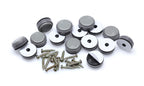 GorillaGlides 1 Inch Chair Sliders/Furniture Floor Protectors (16 Furniture Glides) Self-Adhesive Screw On Chair Glides for Sliding on Low-Pile Carpet & Hard Surface Floors, Round