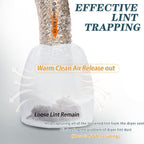 Dryer Vent Lint Catcher, Dryer Lint Trap Catcher and Filter Bags, Set of 4