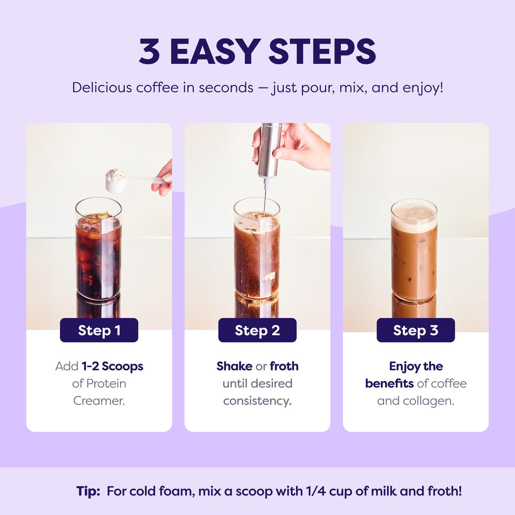 Javvy Protein Coffee Creamer, Sweet Cream, Non-Dairy