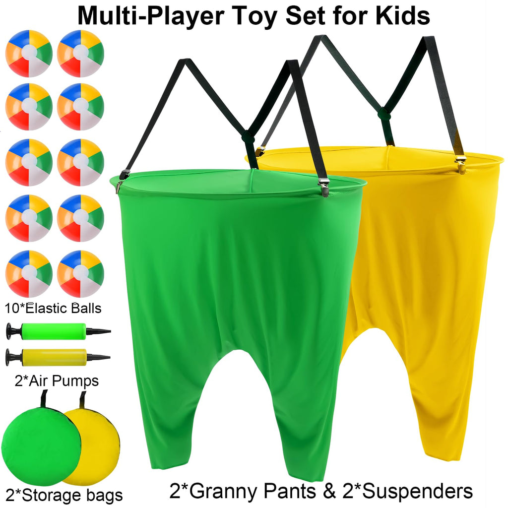 19PCS Granny Pants Yard Game, Hilarious Toss Outdoor Games for Kids 4+