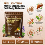 18-in-1 Wormwood Black Walnut Clove Herbal Cleanse Supplement |300 Softgels