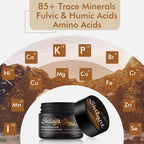 Hima Shilajatu Shilajit Purest Himalayan Organic Shilajit Resin - Gold Grade 100% Purity Shilajit with Fulvic Acid & 85+ Trace Minerals Complex for Energy & Immune Support, 30 Grams (2 Months Supply)