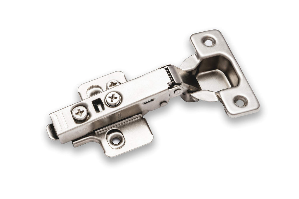 Berta 50-Pack Full Overlay Frameless Soft-Close European Hinges, 110° 3D Adjustable, Clip-On Concealed Kitchen Cabinet Door Hinges with Screws - Ideal for Modern Cabinet