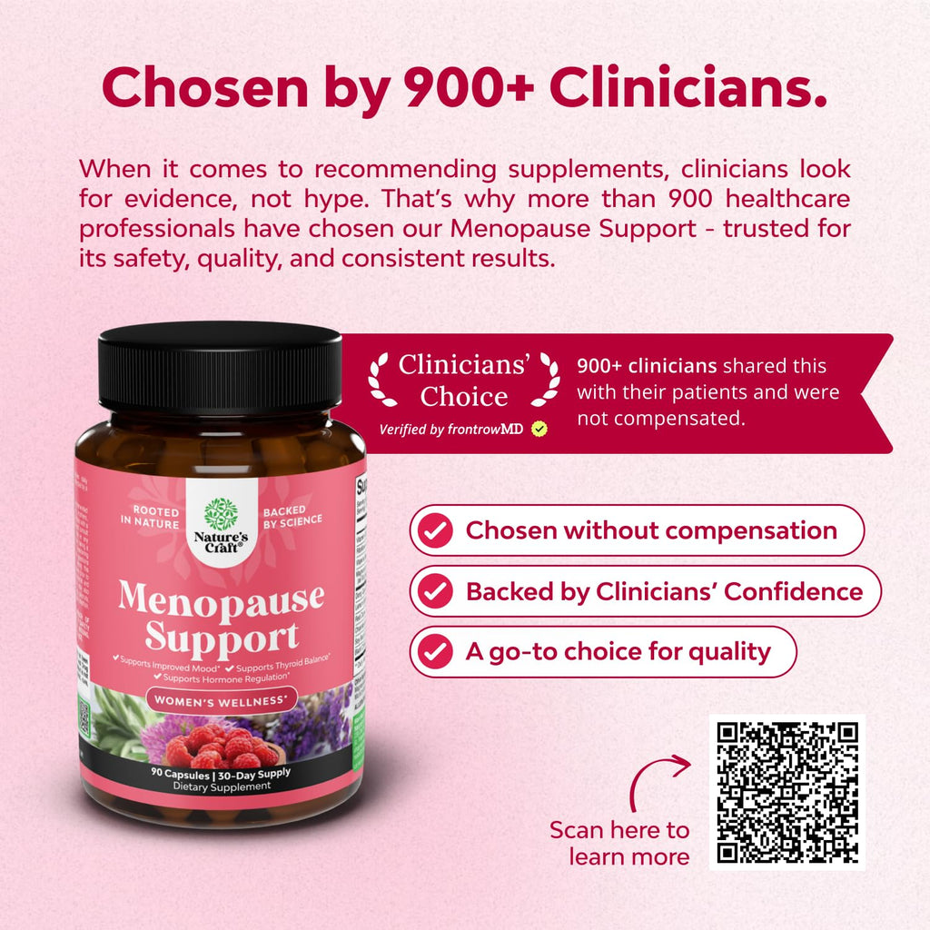 Complete Herbal Menopause Supplement for Women - Multibenefit Menopause Ease Hormone Balance for Women for Night Sweats Mood and More with Dong Quai Vitex Chaste Berry and Black Cohosh - 90 Count