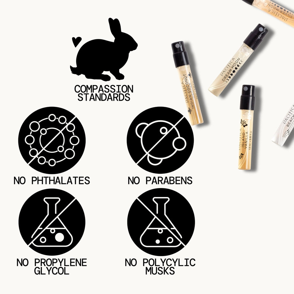 Pacifica Beauty, Take Me There Spray Perfume Trial Set, 5 Scents, Fragrance Sampler Gift Set, Natural & Essential Oils, Clean, Vegan & Cruelty Free