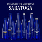 Saratoga Spring Water Bottles, 12 Pack – Still Bottled Water – Recycled PET Plastic Bottles – 28 Fl Oz