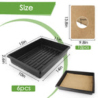 6 Pack Microgreens Growing Kit, Microgreens Trays for Indoor Gardening