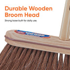Refill Head for Kitchen and Home – Heavy Duty Household Broom for Easy Sweeping Dust and Wisp Floors and Corners (Horsehair)