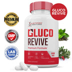 (3 Pack) Gluco Revive Pills 688MG Glyco Support Premium Formula Gluorevive Glycogen Support Formulated Hawthorne Hibiscus Garlic Juniper Powder Olive Forskolin Green Tea Extract 180 Capsules